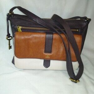 Fossil Leather Shoulder Bag